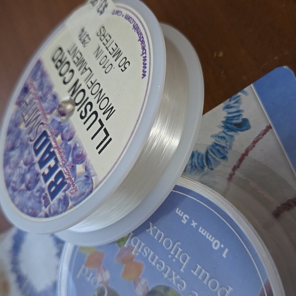 Lot of Jewelry Beading Stretch Cord Thread Memory Wire - Picture 3 of 11